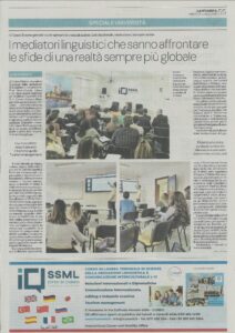 ICUSSML menzionata su La Stampa Luglio 2025